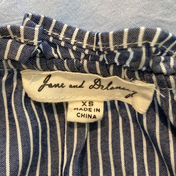 Smocked Tie Beautiful Sleeveless Blouse. Price is firm $7❗️ - Picture 3 of 4